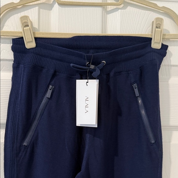 Alala Navy Jogger Pants size small very nice material - Picture 3 of 11